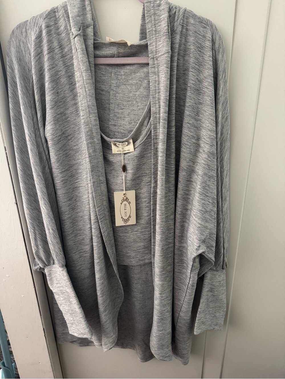 NWT Mia Joy Kimberly 3-Piece Knit Lounge Set – Size XL